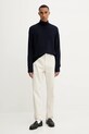Μάλλινο πουλόβερ Calvin Klein LV04LD317G σκούρο μπλε AW25