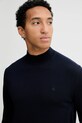Calvin Klein sweter wełniany granatowy LV04LE309G