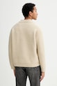 Odzież Calvin Klein sweter z dodatkiem wełny LV04LD307G beżowy