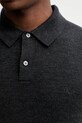 Calvin Klein sweter wełniany LV04LD319G szary