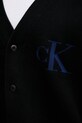 Кардиган з домішкою вовни Calvin Klein Jeans LV04RD304G чорний