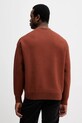 Odzież Calvin Klein Jeans sweter z domieszką kaszmiru LV04RD305G pomarańczowy