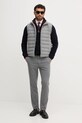 Barbour sweter wełniany NELSON MKN0863 granatowy AW25