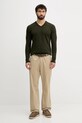 Barbour sweter wełniany MKN0341 zielony AW25