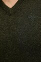 Barbour sweter wełniany MKN0341 zielony