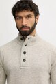 Вовняний светр Barbour бежевий MKN0585