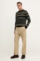 Barbour sweter wełniany MKN1027 czarny AW25