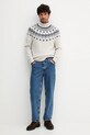 Barbour maglione in lana HEWTON MKN1672 beige AW25