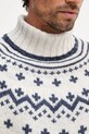 Barbour maglione in lana HEWTON MKN1672 beige