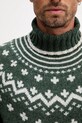 Barbour maglione in lana HEWTON MKN1672 verde