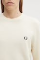 Fred Perry sweter bawełniany beżowy K1309
