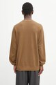Ρούχα Βαμβακερό πουλόβερ Fred Perry K1309 καφέ