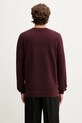 Odzież Fred Perry sweter bawełniany K1309 bordowy