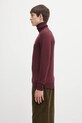 Свитер с добавлением шерсти Fred Perry K9552 бордо AW25