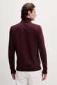 Odzież Fred Perry sweter z dodatkiem wełny K9552 bordowy
