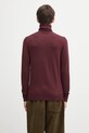 Odzież Fred Perry sweter z dodatkiem wełny K9552 bordowy