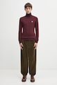 Fred Perry maglione con lana K9552 granata