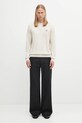 Fred Perry sweter z wełną K9601 beżowy