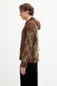 Andersson Bell kardigan z wełną Argyle Fisherman Hood Zip-Up atb1347u brązowy AW25