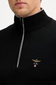 Шерстяной свитер Aeronautica Militare MA1570UL00415 чёрный
