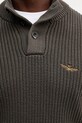 Aeronautica Militare sweter bawełniany MA1572UL00409 szary