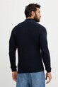 Odzież Aeronautica Militare sweter bawełniany MA1572UL00409 granatowy