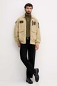 Aeronautica Militare sweter bawełniany MA1572UL00409 zielony AW25