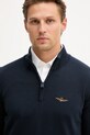 Aeronautica Militare sweter bawełniany granatowy MA1578UL00506