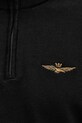 Хлопковый свитер Aeronautica Militare MA1578UL00506 чёрный