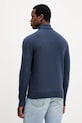 Îmbrăcăminte Aeronautica Militare pulover de lână MA1587UL00904 bleumarin