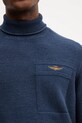 Свитер с шерстью Aeronautica Militare MA1587UL00904 тёмно-синий