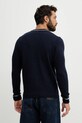 Odzież Aeronautica Militare sweter z wełną MA1608UL00924 granatowy