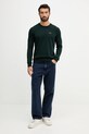Aeronautica Militare sweter bawełniany MA1611UL00506 zielony AW25