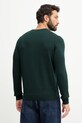 Odzież Aeronautica Militare sweter bawełniany MA1611UL00506 zielony