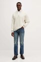 BOSS Orange sweter 50548669 beżowy AW25