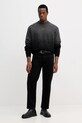 BOSS Orange sweter wełniany 50548701 szary AW25