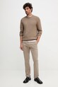 Вовняний светр BOSS Orange 50550534 бежевий AW25
