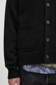 Visvim kardigan z wełną knit cardigan czarny 125105012001