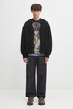 Visvim wool blend cardigan knit cardigan 125105012001 black