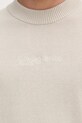 Karl Lagerfeld Jeans sweter bawełniany A4M18033 beżowy