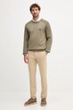 BOSS pulover de bumbac 50543136 verde AW25