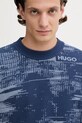 Hugo Blue pulover din amestec de lână bleumarin 50548834