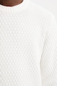 HUGO sweter bawełniany 50546995 biały
