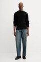 HUGO sweter bawełniany 50546995 czarny AW25