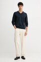 Marc O'Polo sweter wełniany 529506360110 granatowy AW25