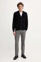 Шерстяной кардиган Marc O'Polo 529506361042 чёрный AW25