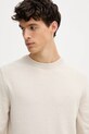 Marc O'Polo sweter z dodatkiem wełny beżowy 529514460504