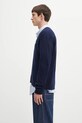 Lacoste kardigan wełniany AH0397 granatowy AW25