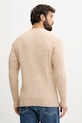 Odzież Lindbergh sweter z dodatkiem wełny 30.800227 beżowy