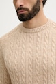 Lindbergh sweter z dodatkiem wełny 30.800227 beżowy